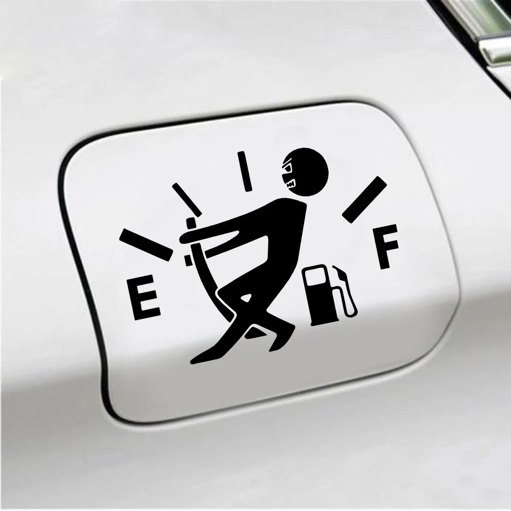 

Funny Pull Fuel Tank Pointer To Full Hellaflush Reflective Vinyl Car Sticker Decal for Car Styling Black/White Car Sticker