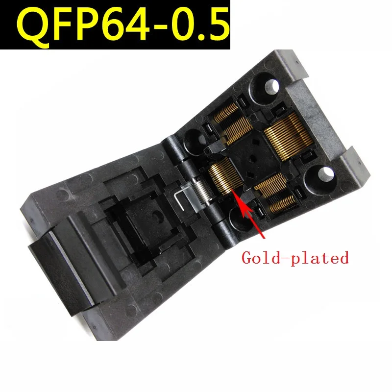 QFP64 IC Блок тестирования старение блок STM32 программирующий FPQ 64 0.5 06 шаг pin 0 5