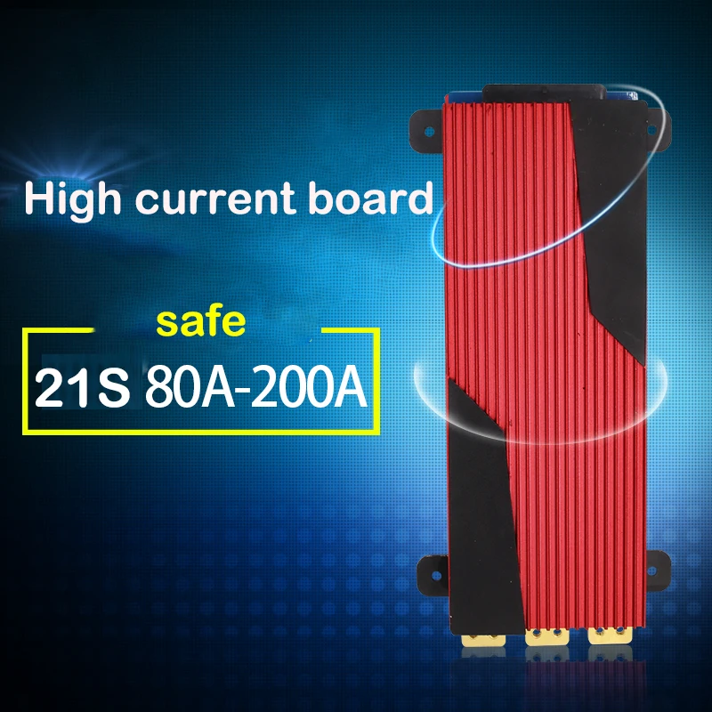 

21S 72V Lithium Battery Protection Board 80A 100A 120A 150A 200A High Current 3.7V Charge Balance 21 Cell Li-ion Lipo BMS ebike