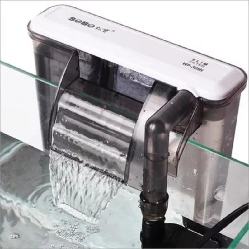 Aquarium diving 3 in 1 external hanging waterfall aquarium power filter external water pump.in