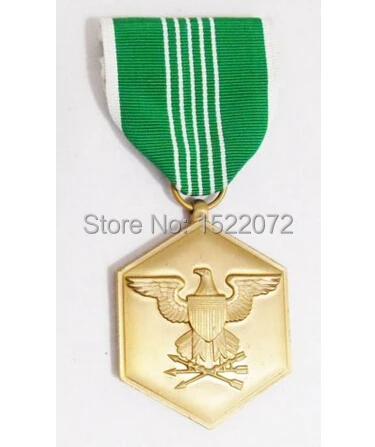 

High quality and low price custom U.S. Navy & Marine Commendation Medal Medaille cheap custom gold eagle medals ribbons