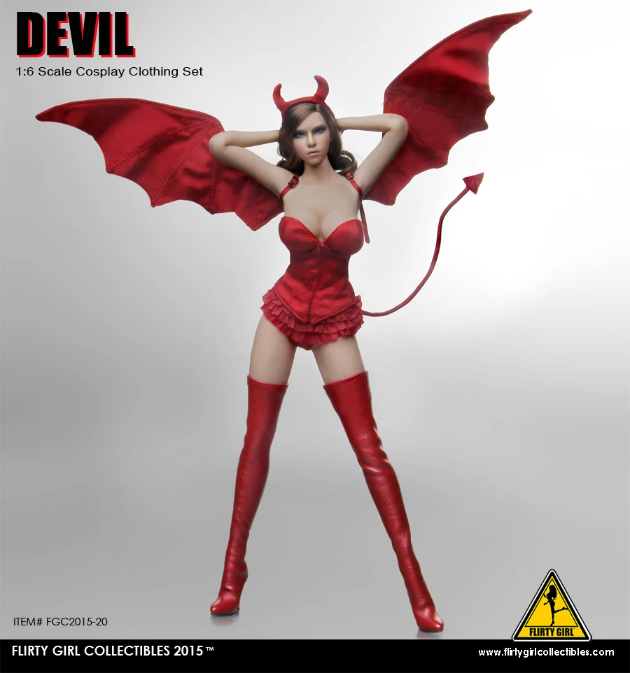 

[ESTARTEK] FLIRTY GIRL 1/6 SCALE COSPLAY CLOTHING SET FGC2015-20 DEVIL COSPLAY for Action Figure DIY