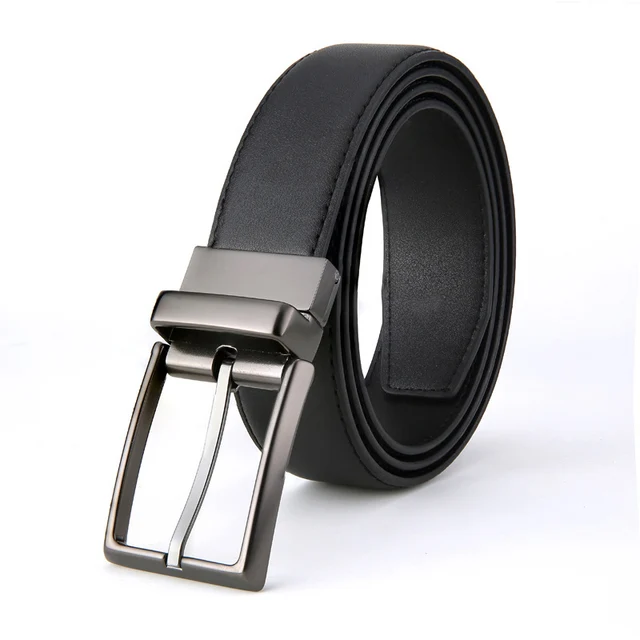 2018 New Belts for Men Formal Fashion Reversible Buckle Men Belt Double ...