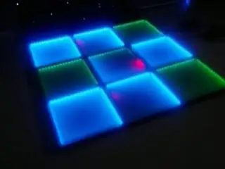 

1.5x1.5m led panel RGB dyeing dance tile led dyeing dance floor