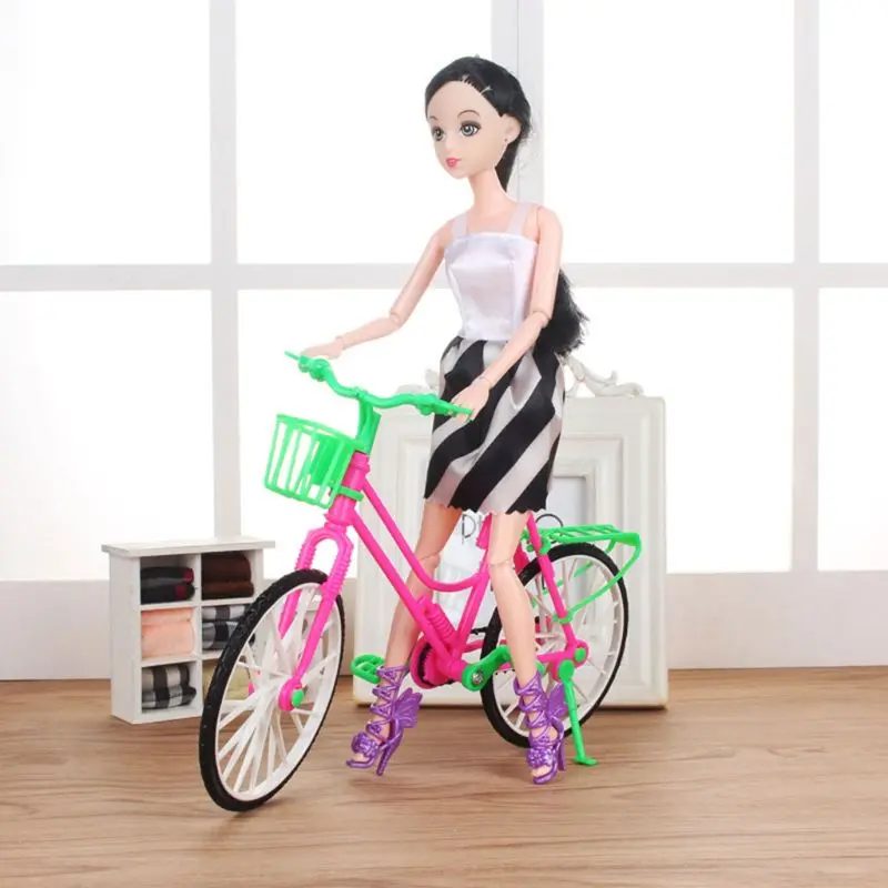 High Quality Doll Bicycle Bike Doll House For Barbie Doll 12" Doll Doll Accessories Girls Gift