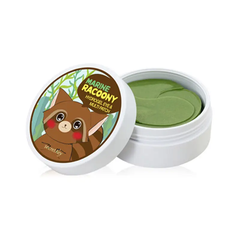

SECRET KEY Marine Racoony Hydrogel Eye & Multi Patch 60pcs Eye Mask Firming Face Skin Care Moisture Whitening Korea Cosmetics