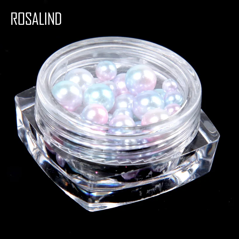 ROSALIND 3D Nail Art Красочные Стразы 12 цветов украшения для ногтей 3D маникюрные колеса для DIY ногтей красота