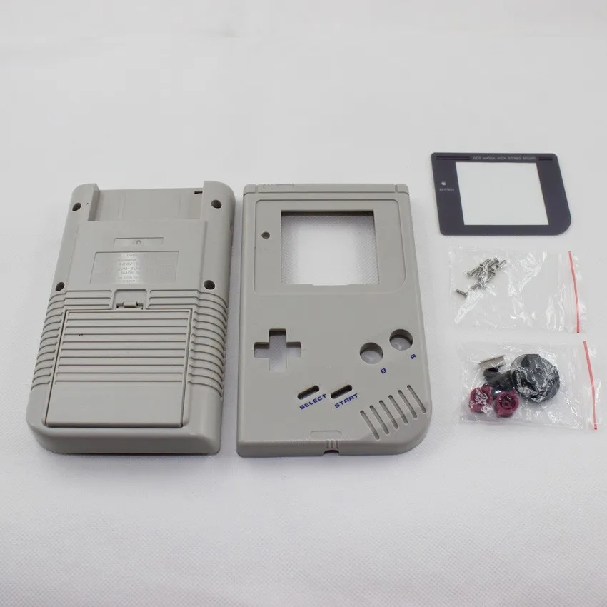 12 set Housing Case W/ Silicone Conductive Rubber D Pad For Gameboy Game Boy Classic GB Console Housing Shell Case Cover