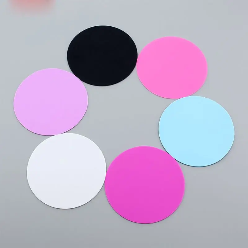 

UV Epoxy Resin Frame Round Pad Color Tone Pigment Palette Silicone Pad Jewelry Tools