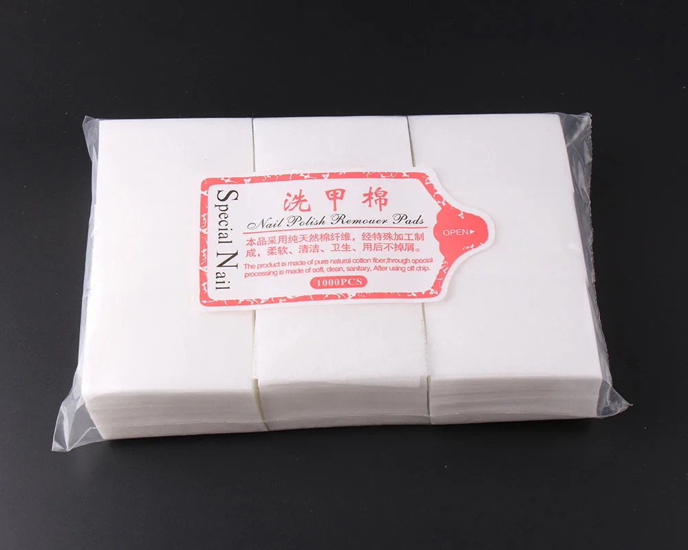 

100% New 700PCS Nail towel For Cleanser Gel Polish Hard Cotton Nail Polish Remover Gel Varnish Design Nail Finger Manicure Tool