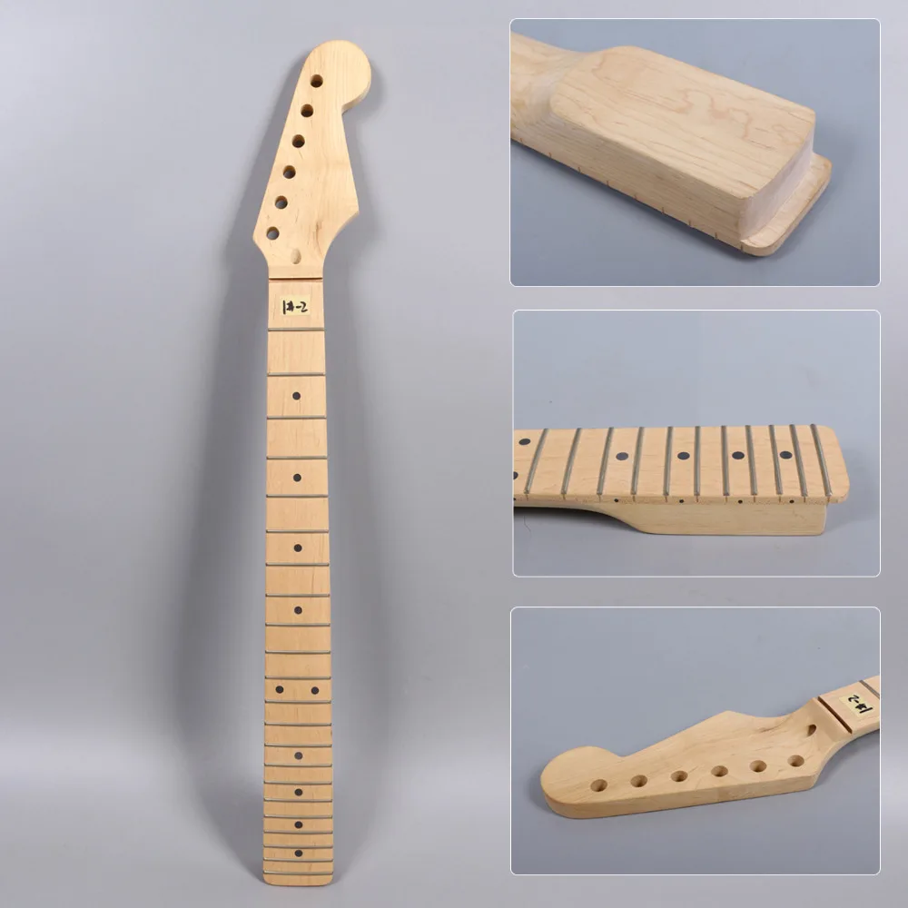 Electric guitar neck Maple and maple wood Fretboard 22 fret 25.5" nut