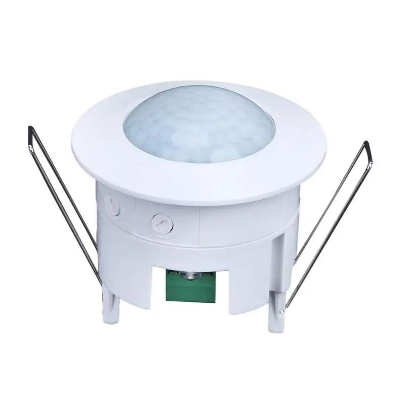 

White 110-240V AC Mini Adjustable 360 Degree Ceiling PIR Infrared Body Motion Sensor Detector Lamp Light Switch