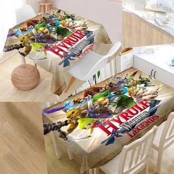 

Custom Zelda Tablecloth Square /Rectangular Tablecloth For Wedding Table Cloth Cover TV Covers Tea Tablecloth