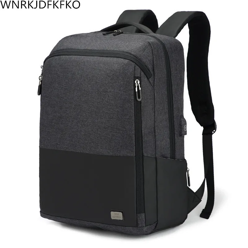 

2018 New Anti-theft USB Charging For men's Backpack Leisure Travel Backpack Design Suitable For Men's Business Fashion Message B