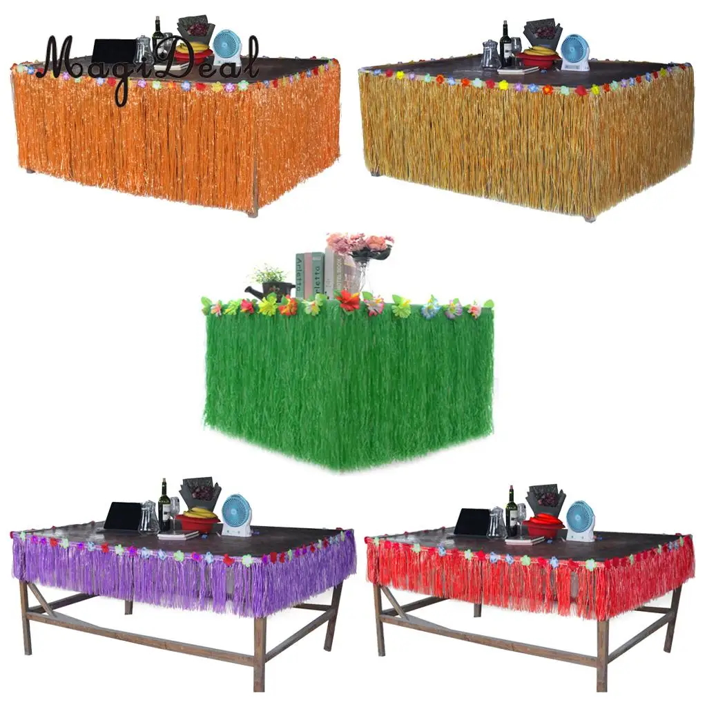 diy grass table skirt