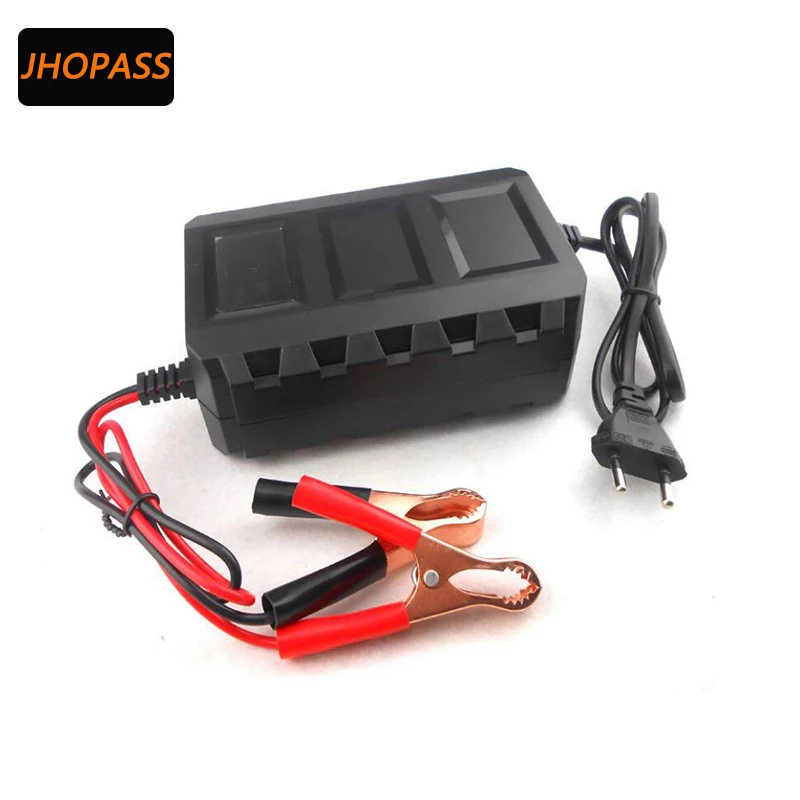 

LCD display 12V 20A Car/Motorcycle smart lead acid battery charger the max charge current 8-10A