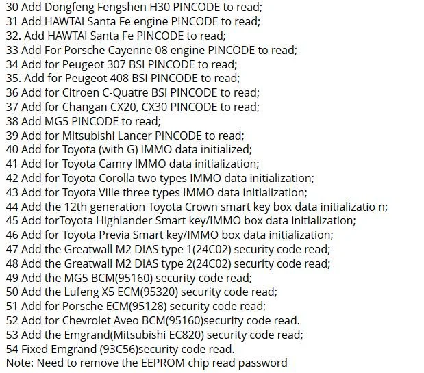 XTOOL EEPROM адаптер для X100 PRO X200S X300 PLUS