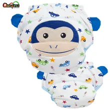 4Layers Cotton Baby Nappies Diapers Reusable Training Pants Panties Breathable Children Cloth Diaper Waterproof Washable