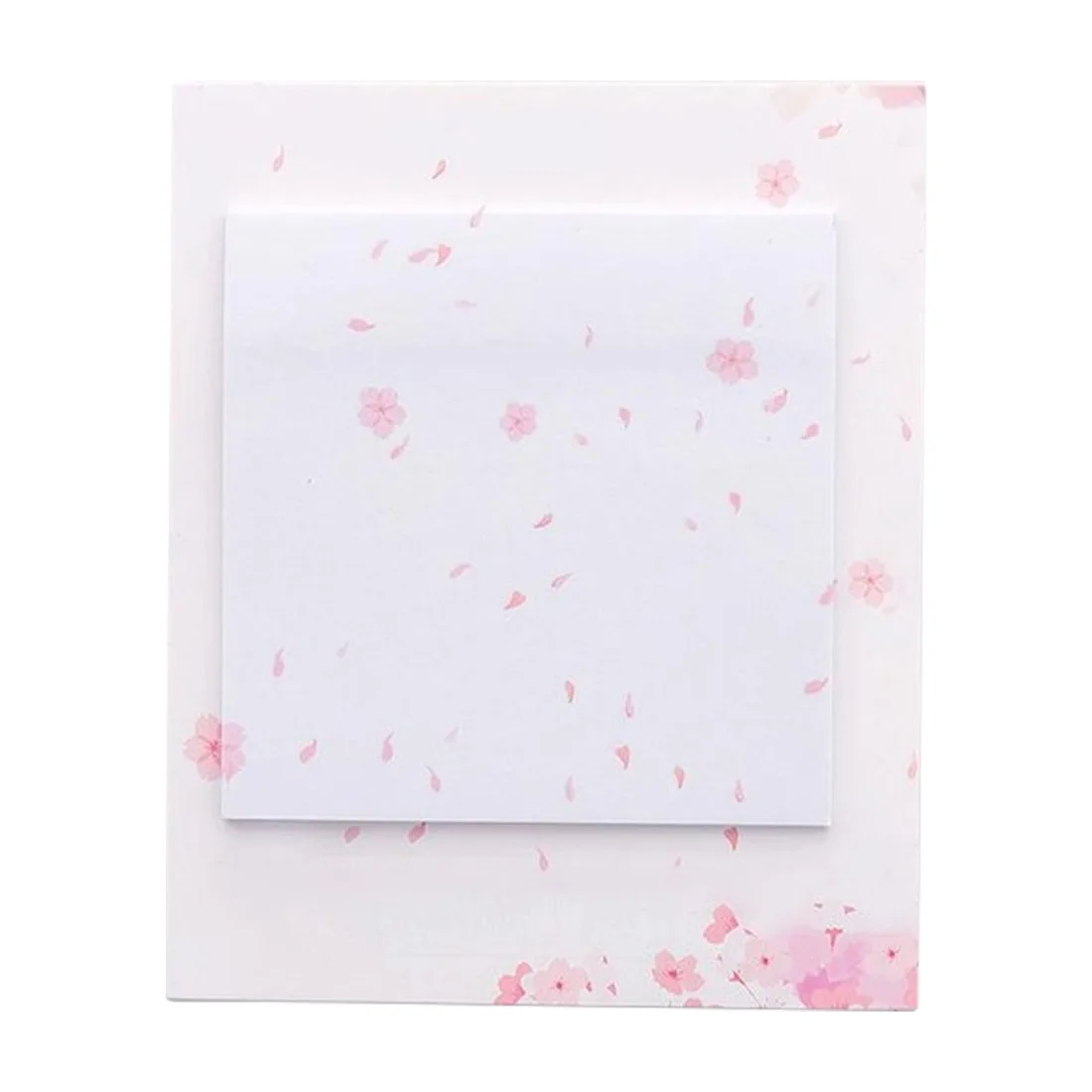 Лазерный Memopad японский сакура самоклеющиеся заметки самоклеющиеся липкие заметки милые блокноты размещенные блокноты наклейки бумага - Цвет: Sakura dancing