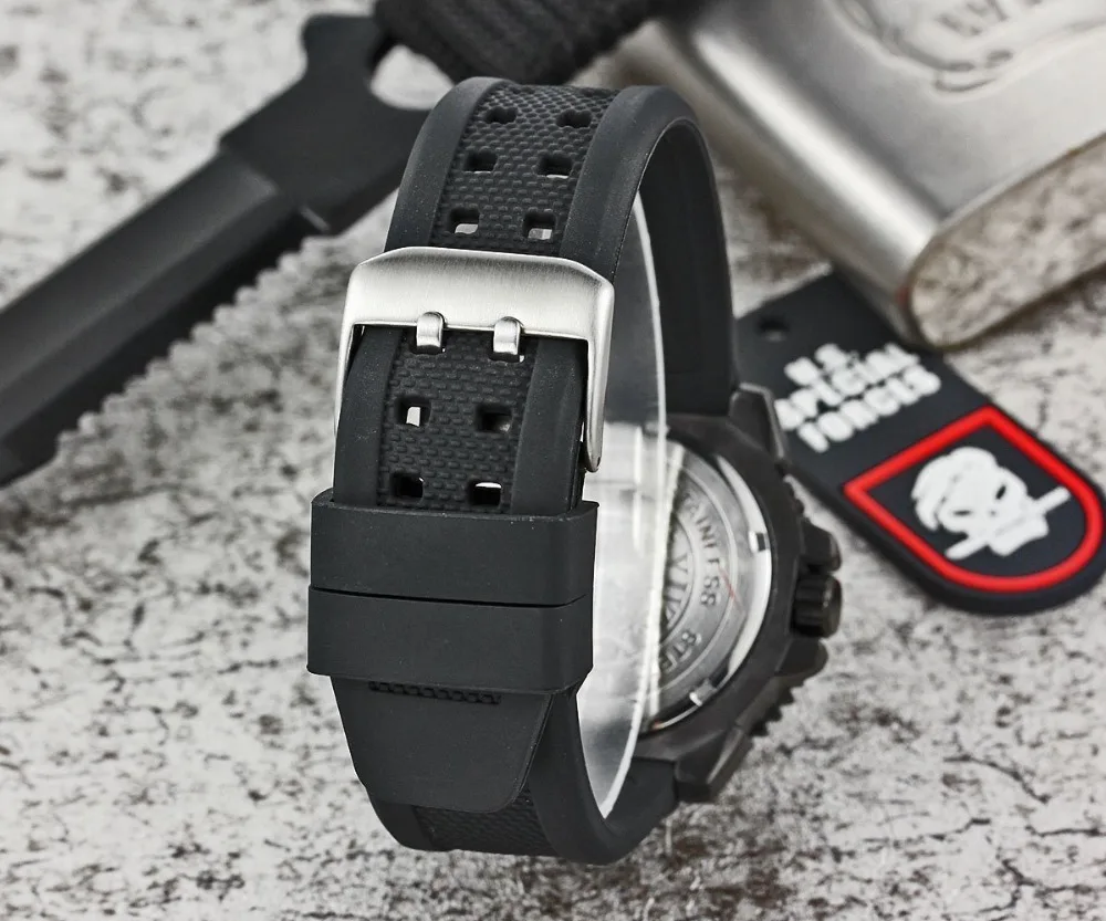  EDC.1991 Survival Watch Bracelet Waterproof Watches For Men Women Camping Hiking Military Tactical 