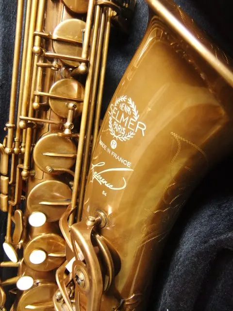 

France Brand Saxophone Mark VI Bb-flat Tenor Saxophone Golden antique copper super Sax tenor Professional Musical instrument
