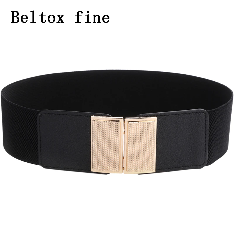 

Vintage Wide Hook Elastic Waist Belt Waistband Plus Stretchy Cinch Belt Big size Cummerband for Women