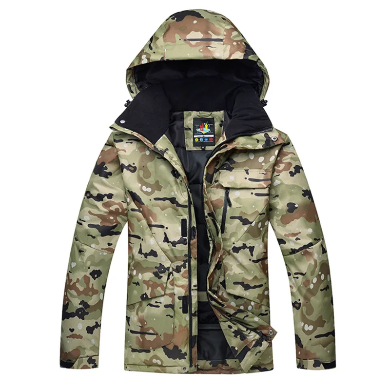 10K Мужская лыжная куртка, зимняя уличная спортивная одежда, ветрозащитная Водонепроницаемая Лыжная куртка 10000, теплая куртка для кемпинга и треккинга