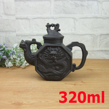 

Free Shipping Yixing Teapot Teapots Ceramic Tea Pot Chinese Handmade Kung Fu Set Tea Infuser Zisha Porcelain Kettle 320ml New