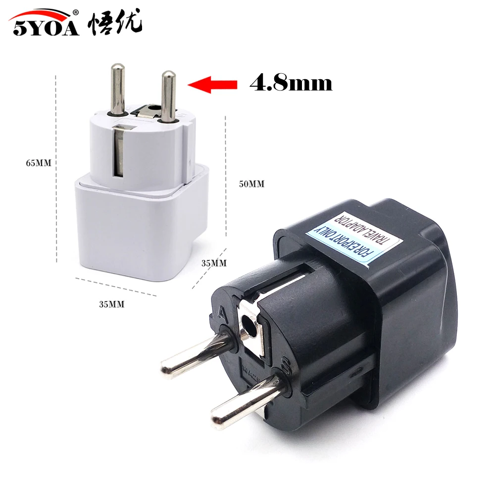 

Travel Universal Adapter Electrical Plug UK US EU AU to EU European AC Power Socket Converter Abroad Home International Power