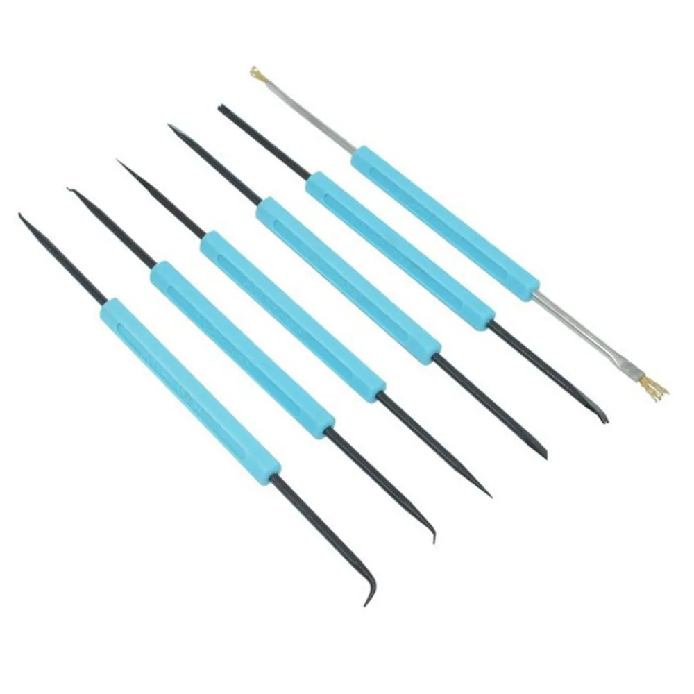 6pcs Desoldering Aid Tool Circuit Board Soldering Welding Auxiliary Tools Assist Set Soldering Aid PCB Cleaning Kit Repair Tools