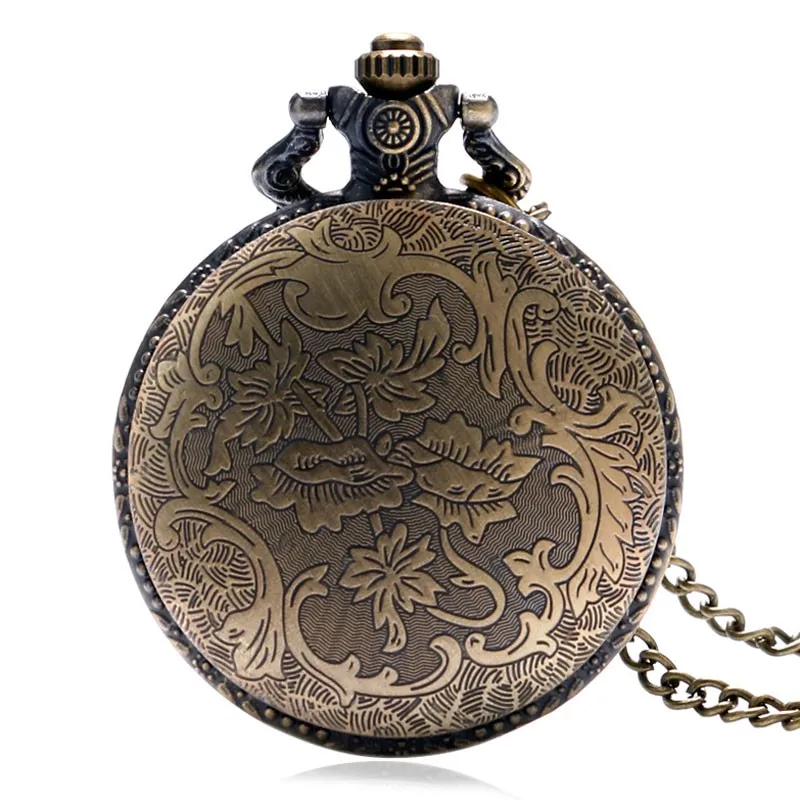 США отправляется для мужчин t Армии тема 3D Дизайн Бронзовый кварцевые карманные часы с цепочки и ожерелья цепи подарок для