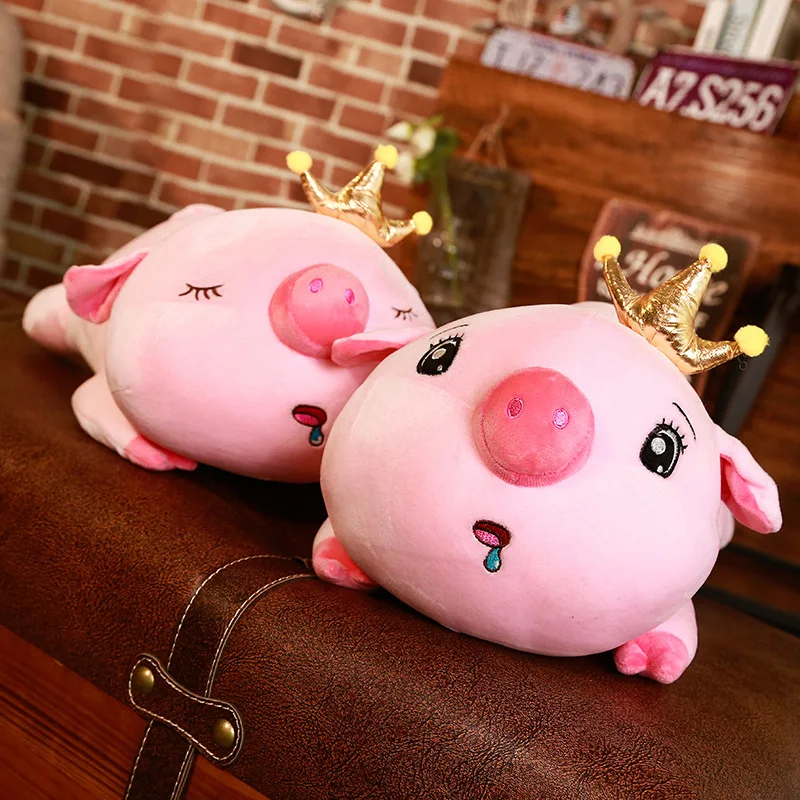 2 вида свинья кукла с короной плюшевые и мягкие игрушки Best подарки для детей чучело милые подарки на день детей 45/65 см