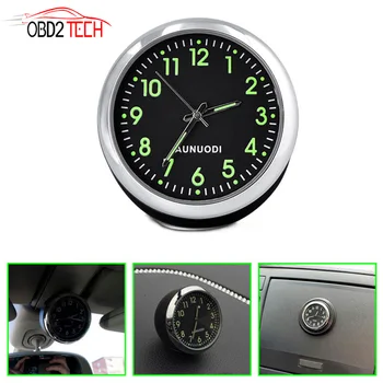 

Luminous Car Clock Mini Automobiles Internal Digital Watch Quartz Clocks Auto Ornament Dashboard Time Display Car Accessories
