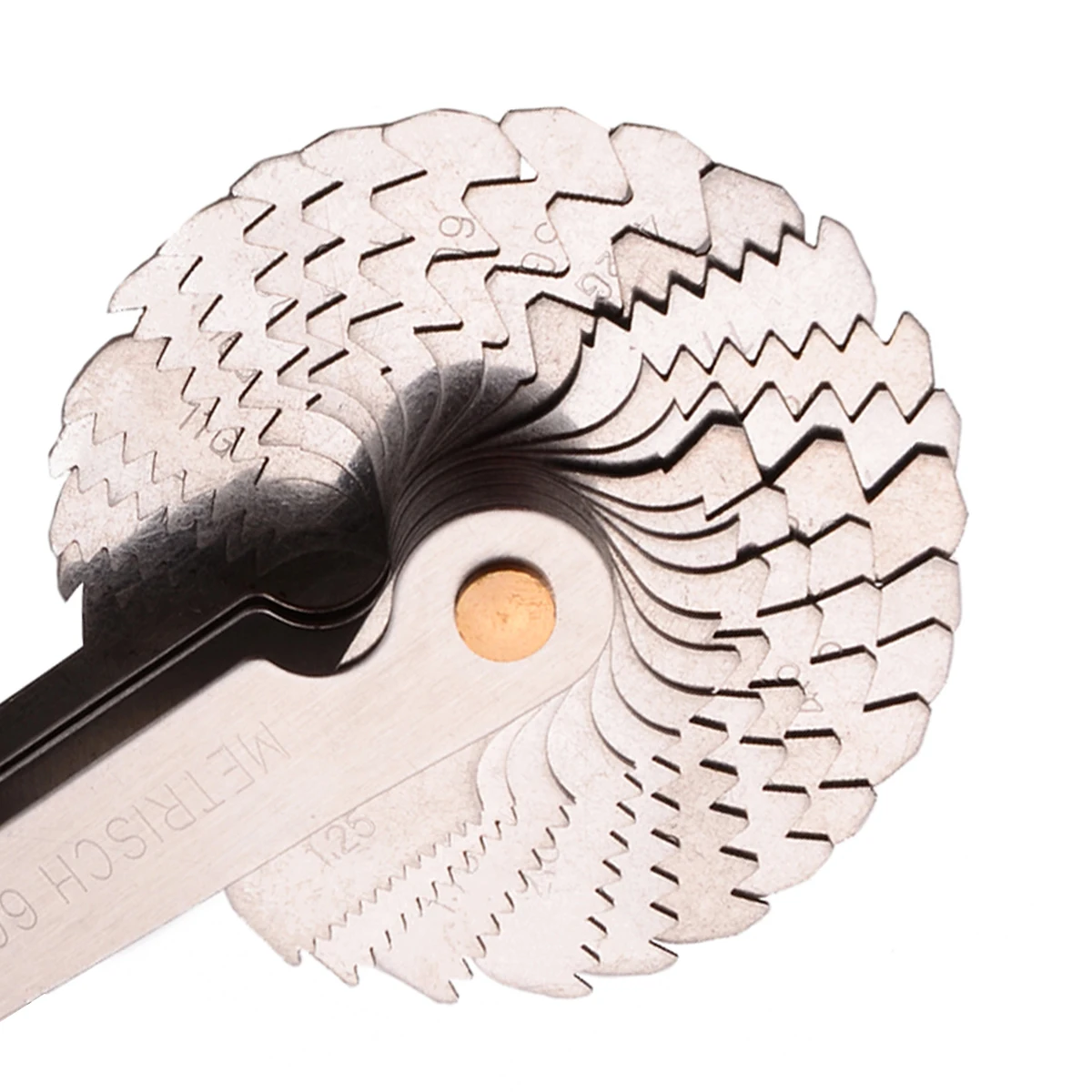 Mayitr 58 Blades Metric &Whitworth 55/60 Degree Thread Screw Pitch Gauge For Measuring Tool