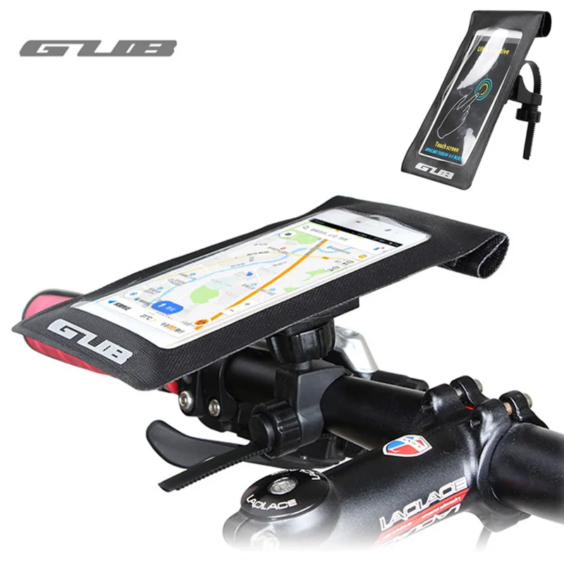 

GUB 919 MTB Road Bicycle Bike Bags Rainproof Touch Screen Cycling Top Front Tube Frame Handlebar Stem Bag 6inch Phone Case mount