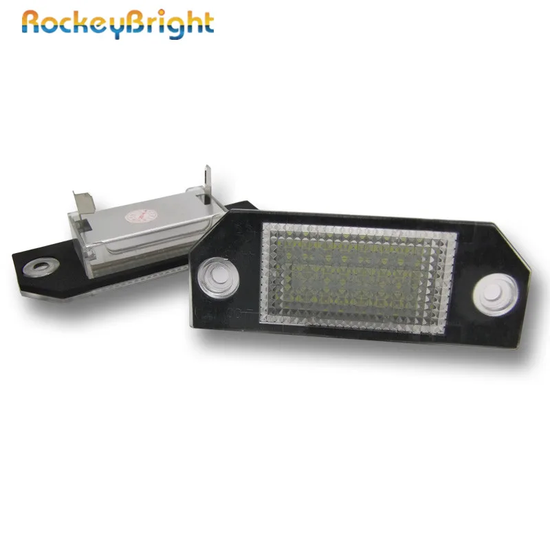 

Rockeybright Car LED Number License Plate Light Lamp for Ford Focus C-MAX MK2 12V White 24SMD License Plate Light for Ford focus