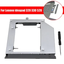Ноутбук Жесткий диск 2-ой HDD SSD жесткий диск Caddy для lenovo ideapad 320 330 520 с отверткой