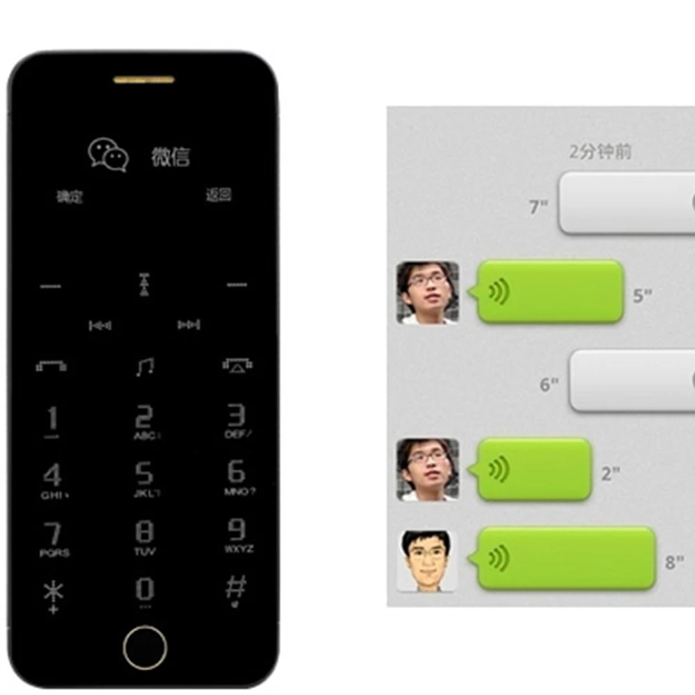 Горячее предложение мини-модный ультратонкий мобильный телефон для студентов с контрольной картой для Anica A9 с двумя картами