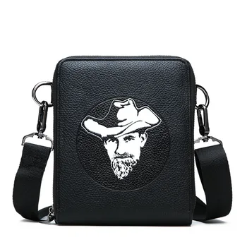 

Small Men Shoulder Bag Classic Luxury Brand Leather Men Bag Vintage Casual Messenger Bag For Men Crossbody Bag Male Briefcase