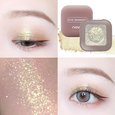 03 novo Shimmer Свободные Тени для век Пудра Макияж Пигмент Водонепроницаемый Блеск Тени для век 3D телесный металлик глаза Пудра Косметика - Цвет: 03