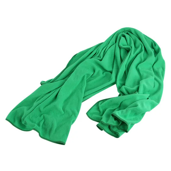 Большое полотенце для ванны быстросохнущее Походное мягкое полотенце s микрофибра Спортивное пляжное полотенце для плавания s - Цвет: Зеленый