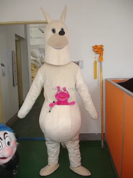 

new to white kangaroo mascot costume big cartoon mascot costume makeup animal mascot costume free shipping
