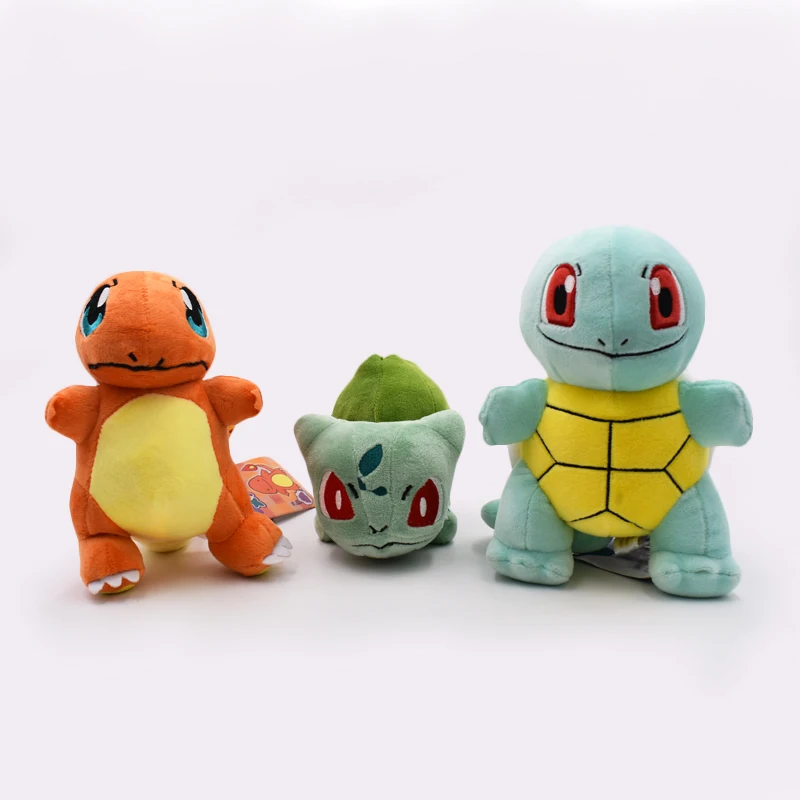 

3 7 Nieuwe Peluche Speelgoed Authentieke Bulbasaur Squirtle Charmander Pluche Poppen Als Kinderen Geschenken Gratis verzending