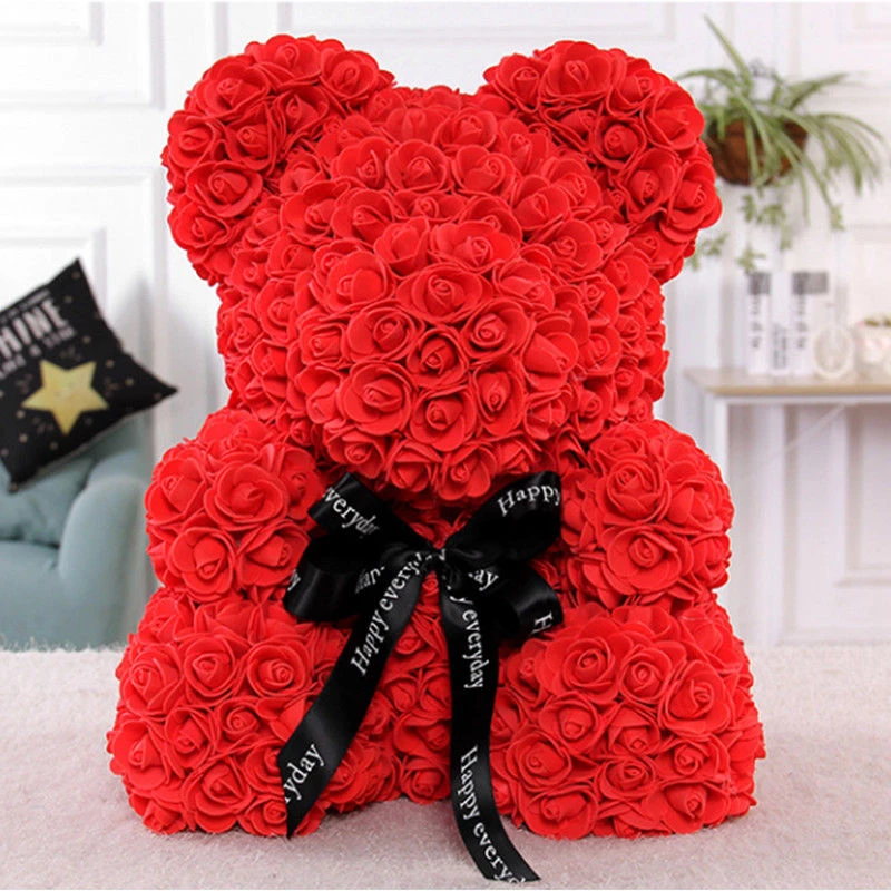 valentines day bear roses