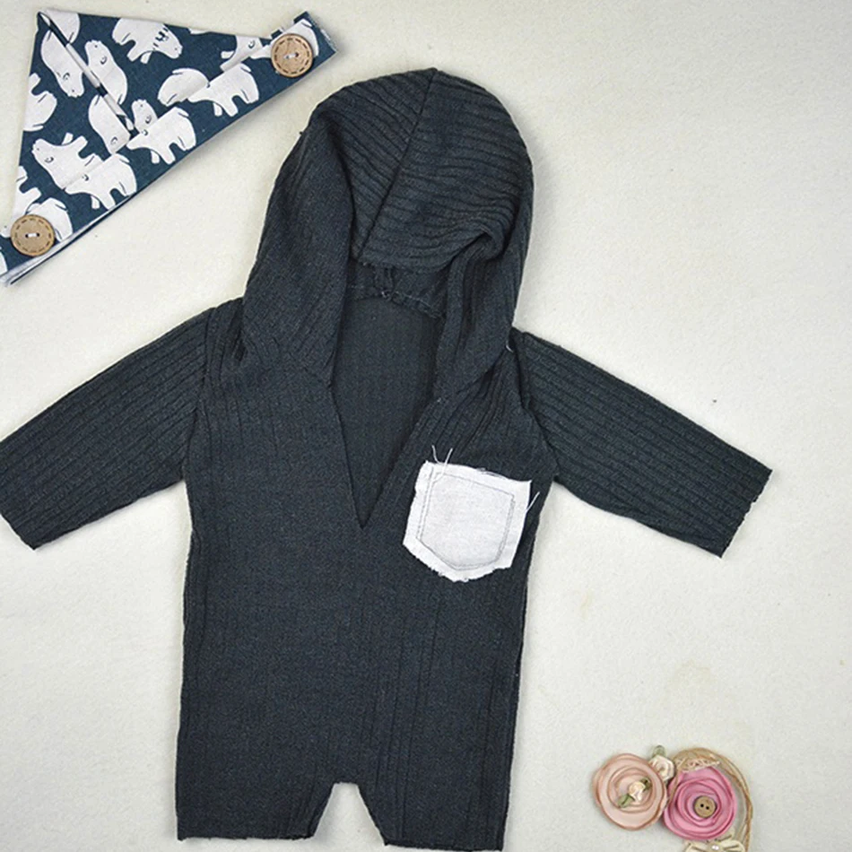 2018 الربيع الصيف القطن الوليد التصوير الدعائم ملابس الطفل الفتيان الفتيات طويلة الأكمام رخيصة الصور للاستوديو