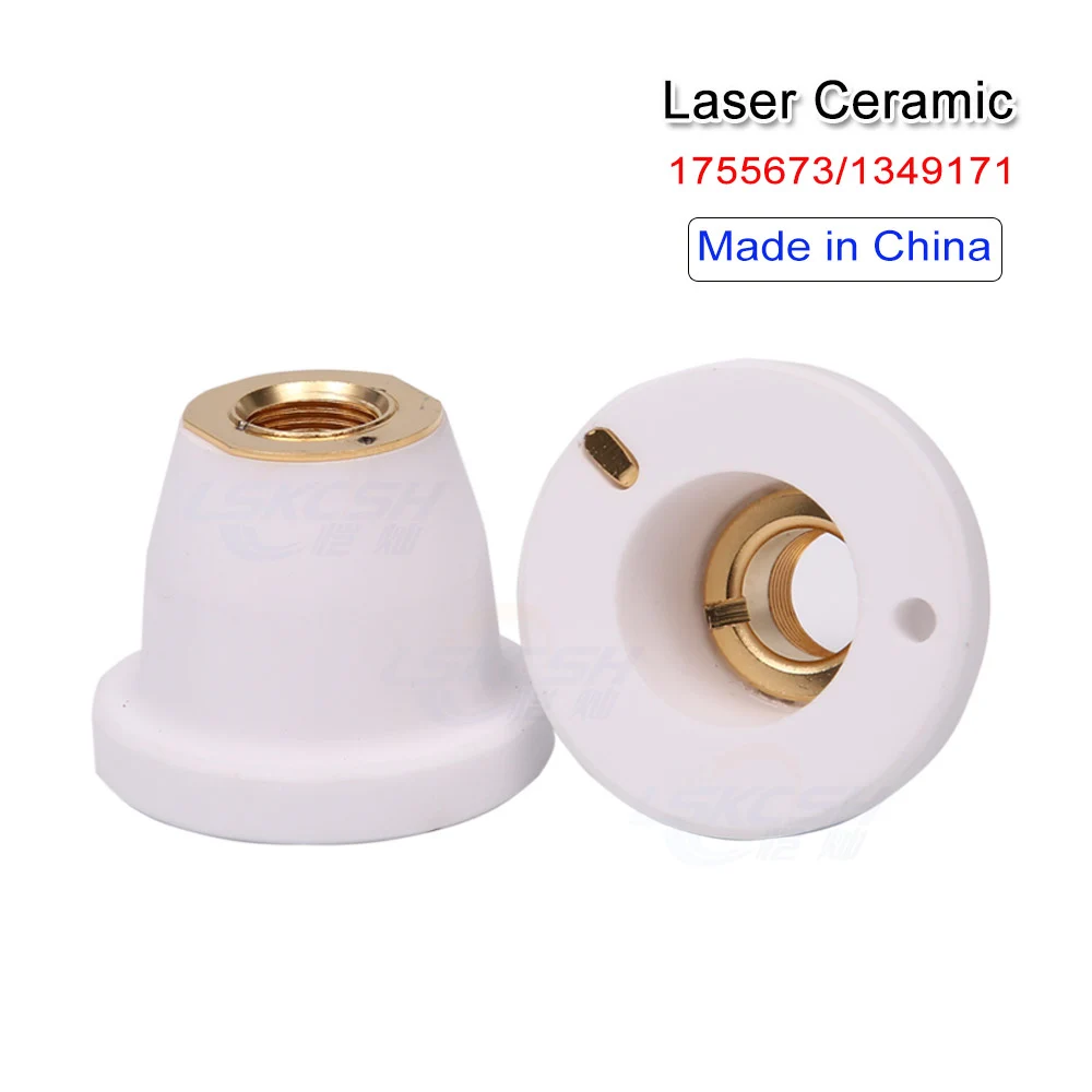 Laser ceramic/nozzle holder China made 1349171/1755673 2D M12 Co2 Metal Laser cutting machines consumables agents wanted