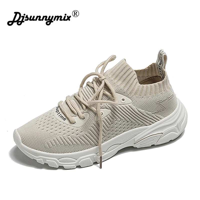 

Women's Sneakers 2019 Fashion Women Platform Shoes Lace Up Pink Vulcanize Shoes Female footwear