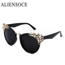 2017 Women Luxury Brand Sunglasses Jewelry Flower Rhinestone Decoration Sun glasses Vintage Shades Eyewear font b