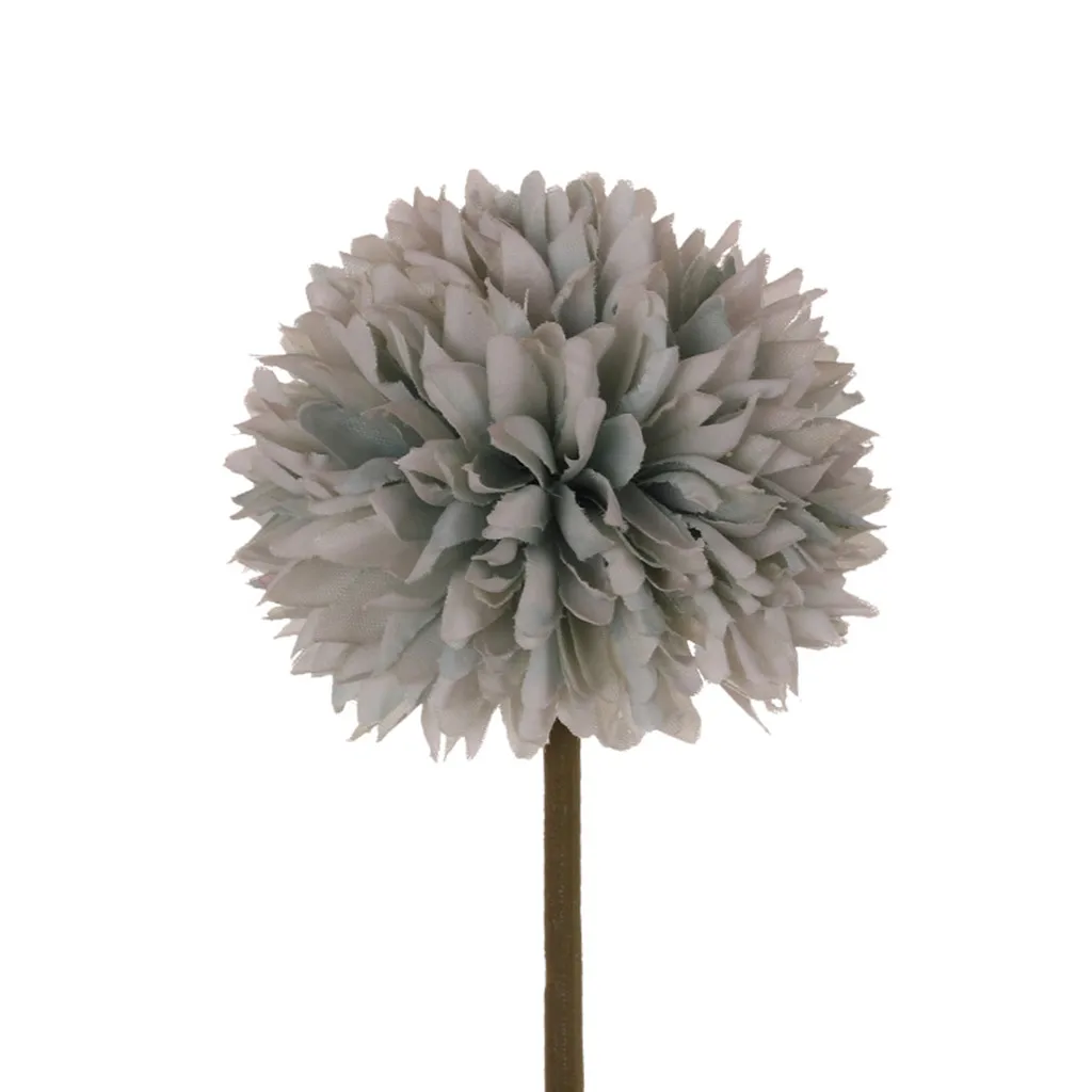 Гортензия Шелковый цветочный шар белый Одуванчик Искусственные цветы день рождения дома Свадебные украшения, аксессуары букет поддельных цветов - Цвет: Gray
