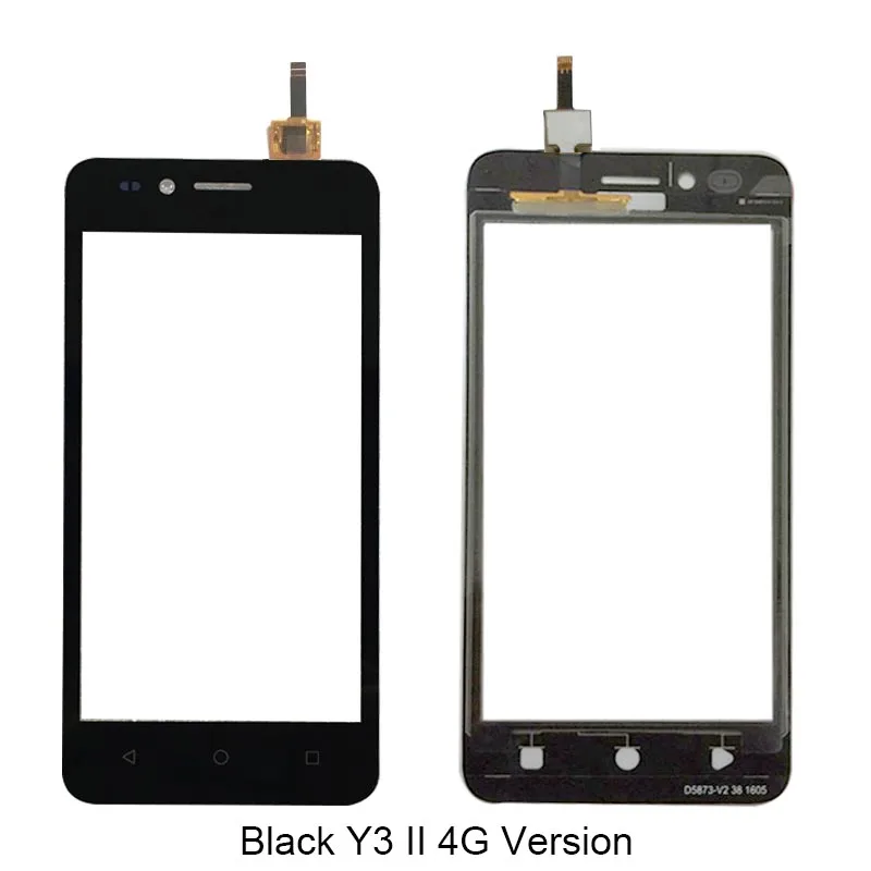 

SZMUGUA 4.5" Glass Lens Panel Black White Digitizer Sensor For Huawei Y3ii Y3 II Y3 2 LUA-U03 LUA-U23 Touch Screen + Free Tool